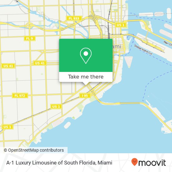 Mapa de A-1 Luxury Limousine of South Florida