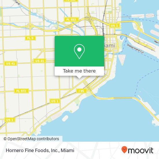 Hornero Fine Foods, Inc. map