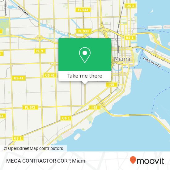 MEGA CONTRACTOR CORP map