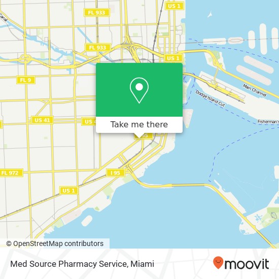 Med Source Pharmacy Service map