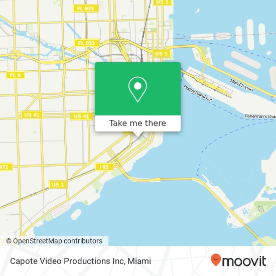 Mapa de Capote Video Productions Inc