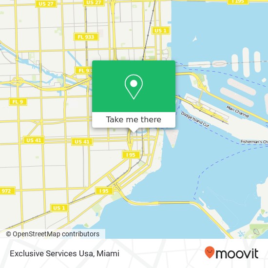 Exclusive Services Usa map