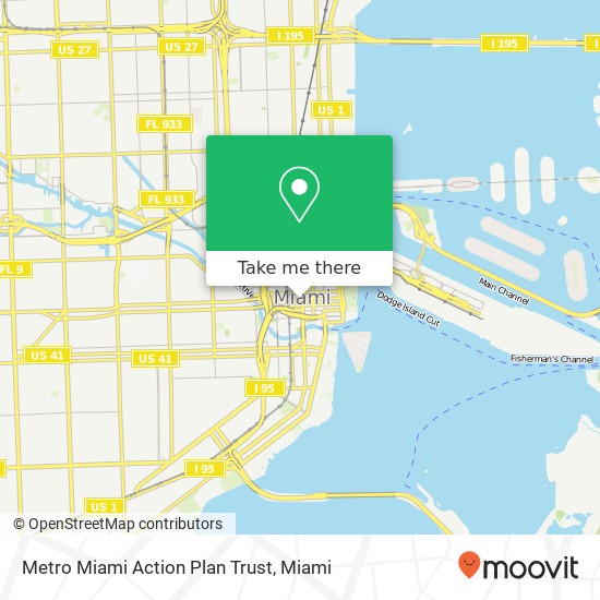 Mapa de Metro Miami Action Plan Trust