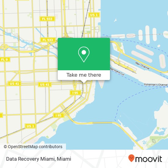 Data Recovery Miami map