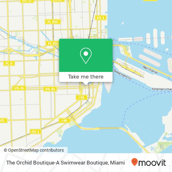 Mapa de The Orchid Boutique-A Swimwear Boutique