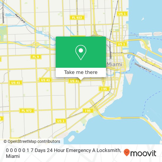 0 0 0 0 0 1 7 Days 24 Hour Emergency A Locksmith map