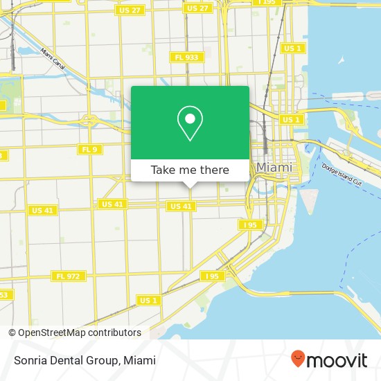 Sonria Dental Group map