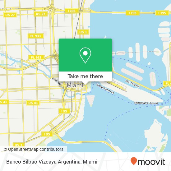 Banco Bilbao Vizcaya Argentina map