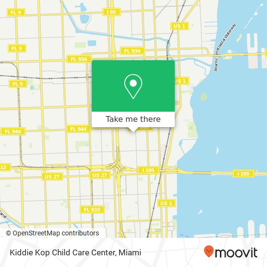 Mapa de Kiddie Kop Child Care Center