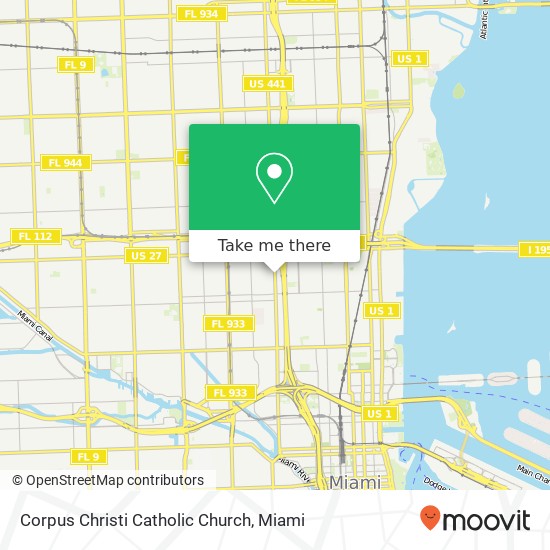 Corpus Christi Catholic Church map