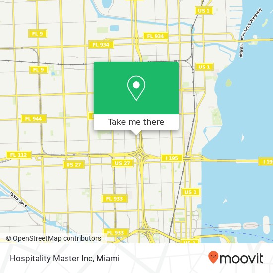 Mapa de Hospitality Master Inc