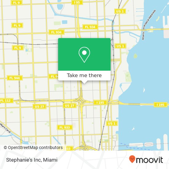 Mapa de Stephanie's Inc