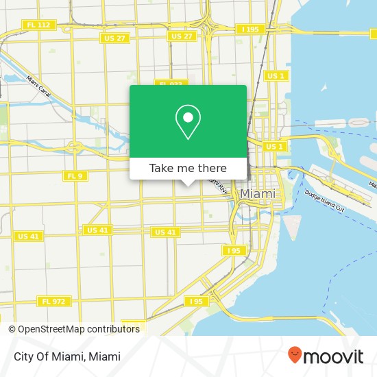 City Of Miami map