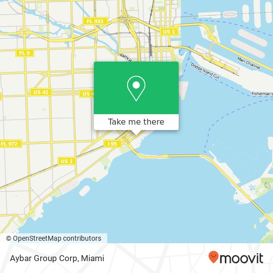 Aybar Group Corp map