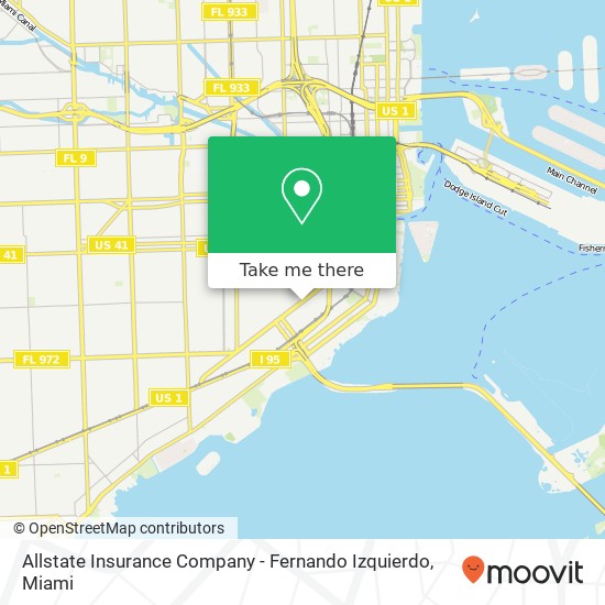Allstate Insurance Company - Fernando Izquierdo map