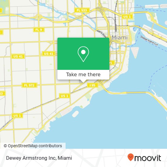 Dewey Armstrong Inc map