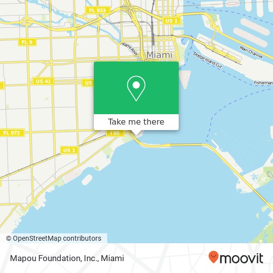 Mapa de Mapou Foundation, Inc.