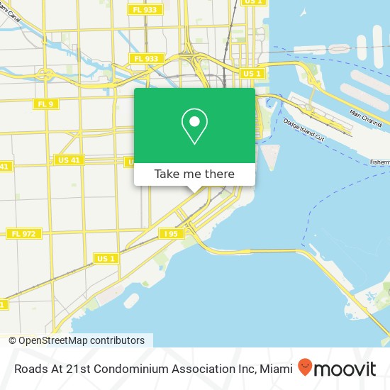 Roads At 21st Condominium Association Inc map