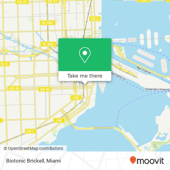 Biotonic Brickell map