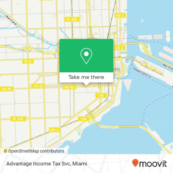 Advantage Income Tax Svc map