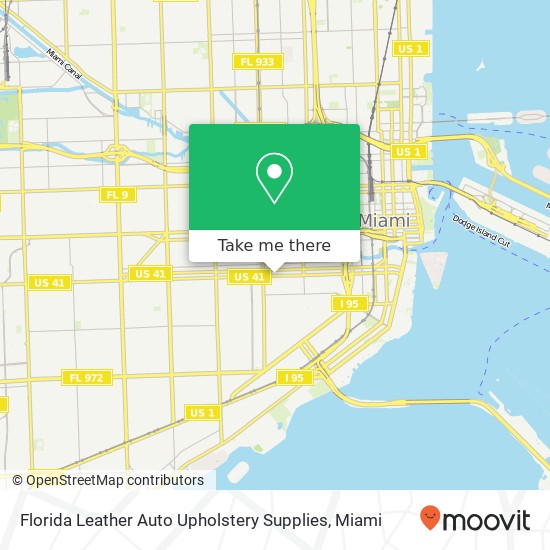 Mapa de Florida Leather Auto Upholstery Supplies