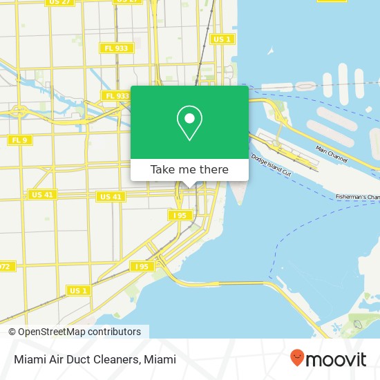 Mapa de Miami Air Duct Cleaners