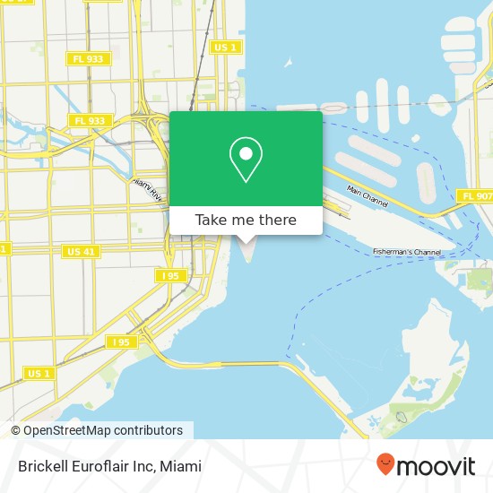 Brickell Euroflair Inc map