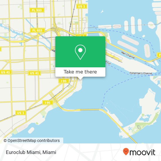 Euroclub Miami map