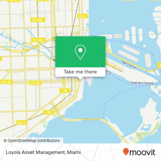 Loyola Asset Management map