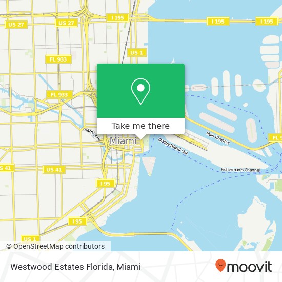 Westwood Estates Florida map
