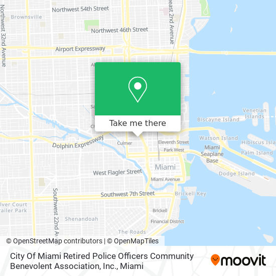 City Of Miami Retired Police Officers Community Benevolent Association, Inc. map