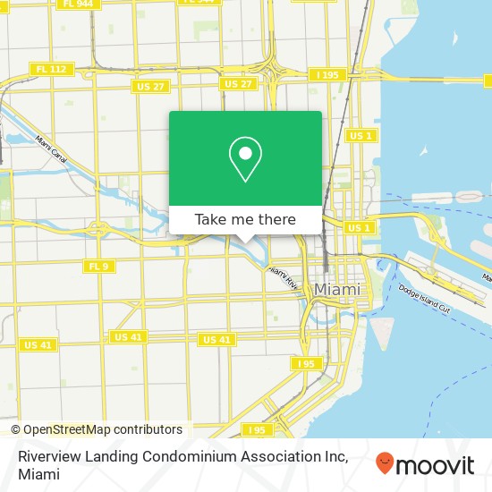 Mapa de Riverview Landing Condominium Association Inc