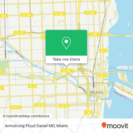 Armstrong Floyd Daniel MD map