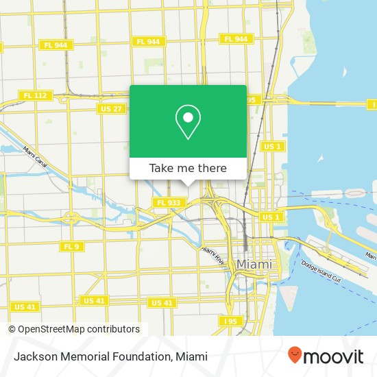 Jackson Memorial Foundation map