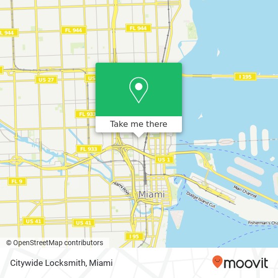 Citywide Locksmith map