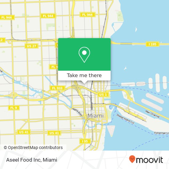 Aseel Food Inc map