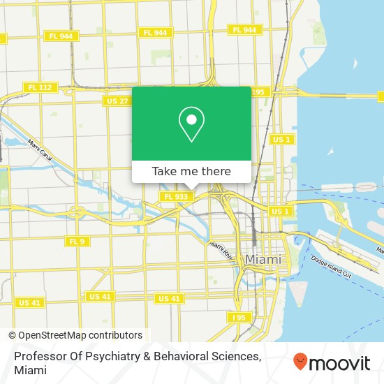 Professor Of Psychiatry & Behavioral Sciences map