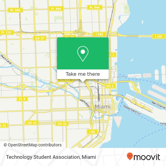 Technology Student Association map