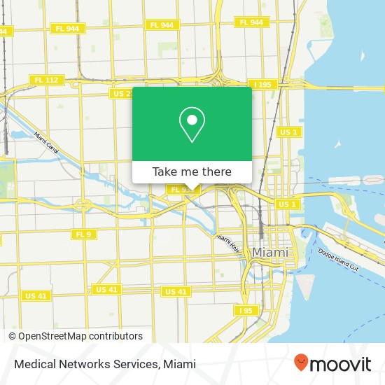 Mapa de Medical Networks Services