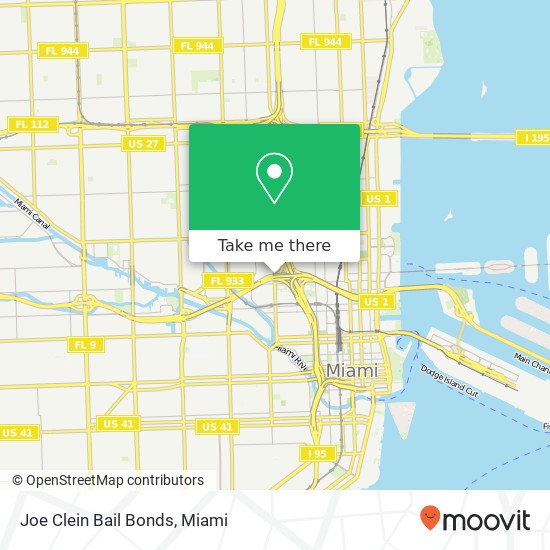 Joe Clein Bail Bonds map