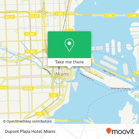 Mapa de Dupont Plaza Hotel