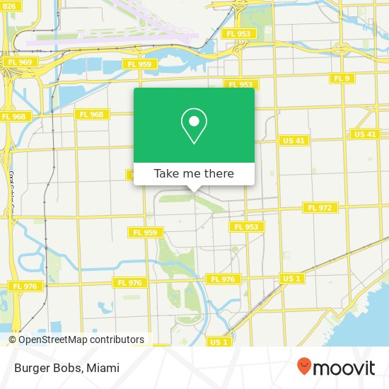 Burger Bobs map