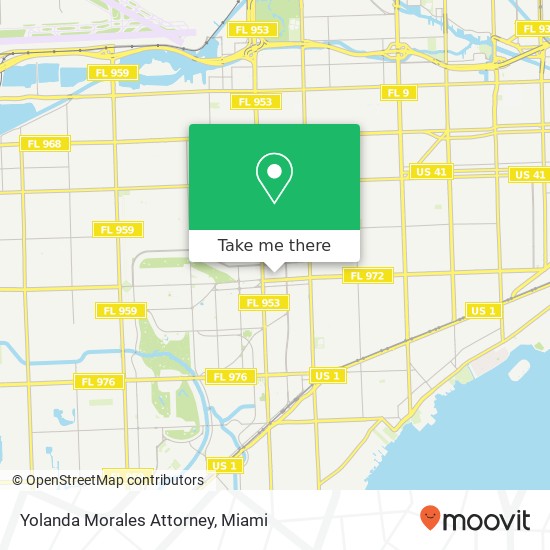 Yolanda Morales Attorney map