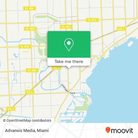 Mapa de Advansis Media