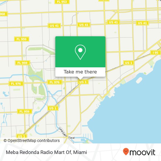 Mapa de Meba Redonda Radio Mart Of