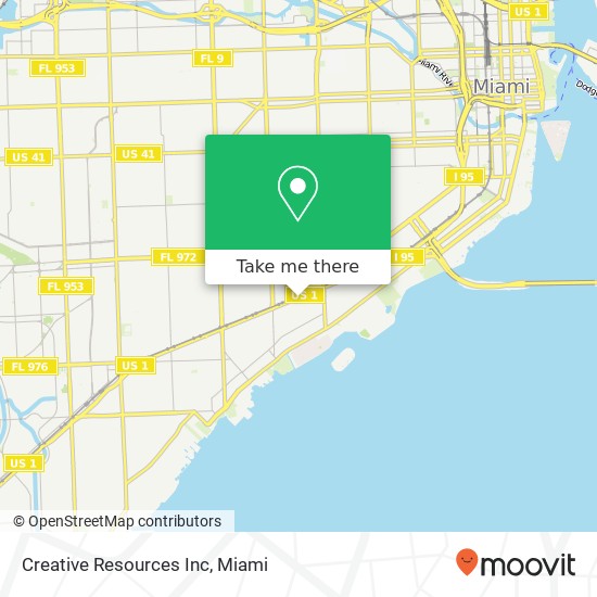 Creative Resources Inc map