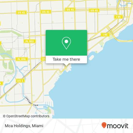 Mca Holdings map