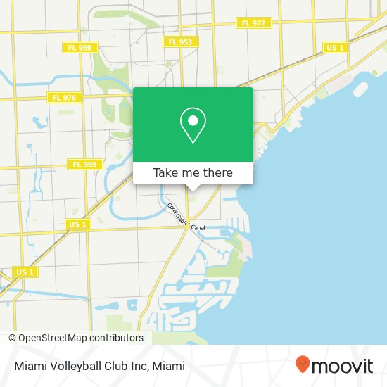 Miami Volleyball Club Inc map