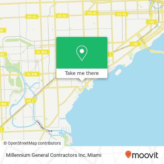 Millennium General Contractors Inc map