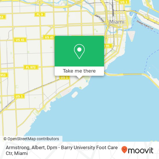 Armstrong, Albert, Dpm - Barry University Foot Care Ctr map